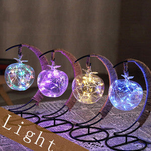 Crescent Moon Fairy Light Lantern