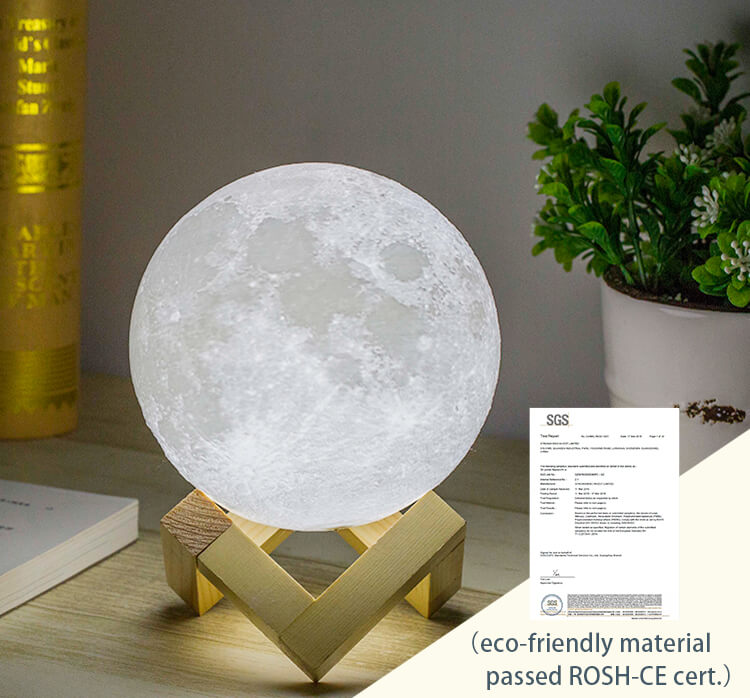 Enchanted Lunar Lamp 3d Printed Magnetic Moon Lamp - Touch