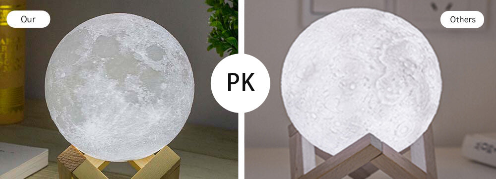 Original Moon lamp Texture - lunar lamps