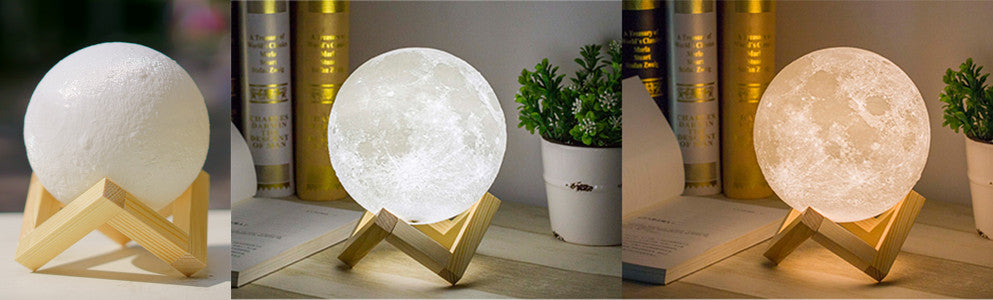 white as jade, magical moon lamp - lunar lamps