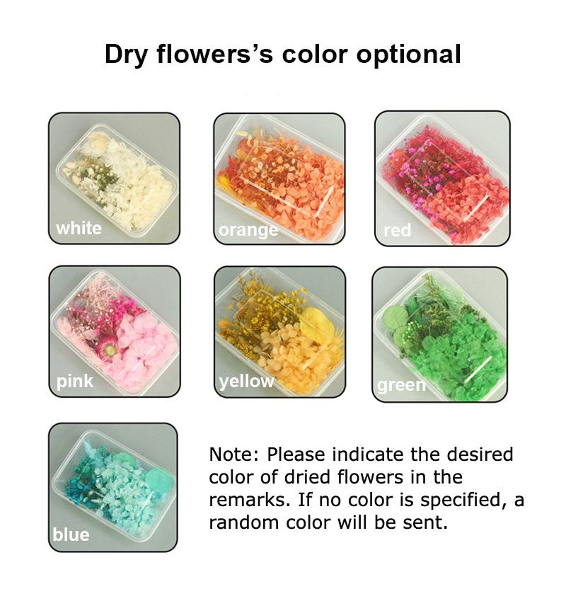 dry flower color optional