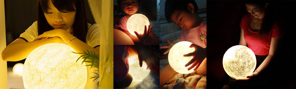 3D printing gift - moon lamp for kids - lunar lamps