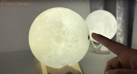 Touch Change Color for moon lamp