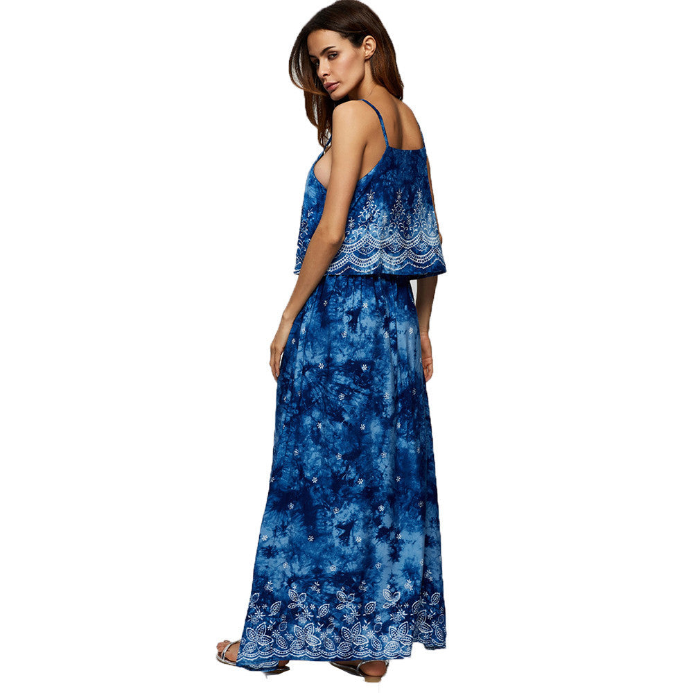 dark blue maxi