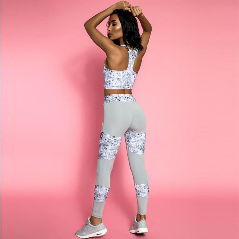 marble print workout leggings