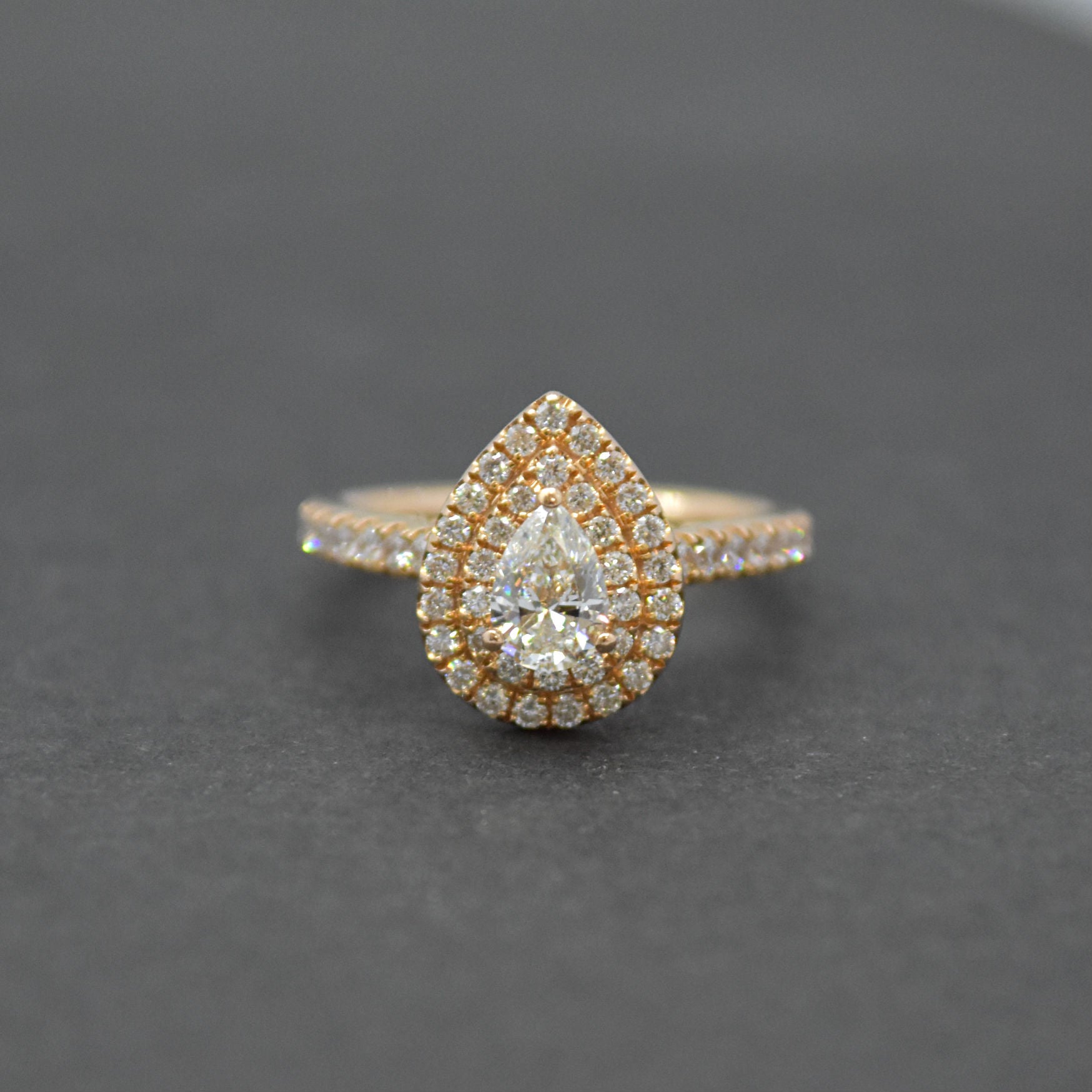 michael hill rose gold engagement ring