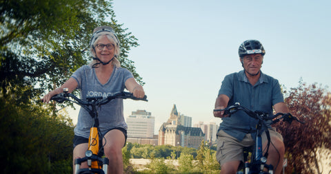 marg and norm riding ebikes