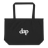 dap large organic eco tote bag (black)