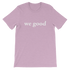 we good tee (heather prism lilac)