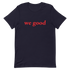 we good tee (navy)