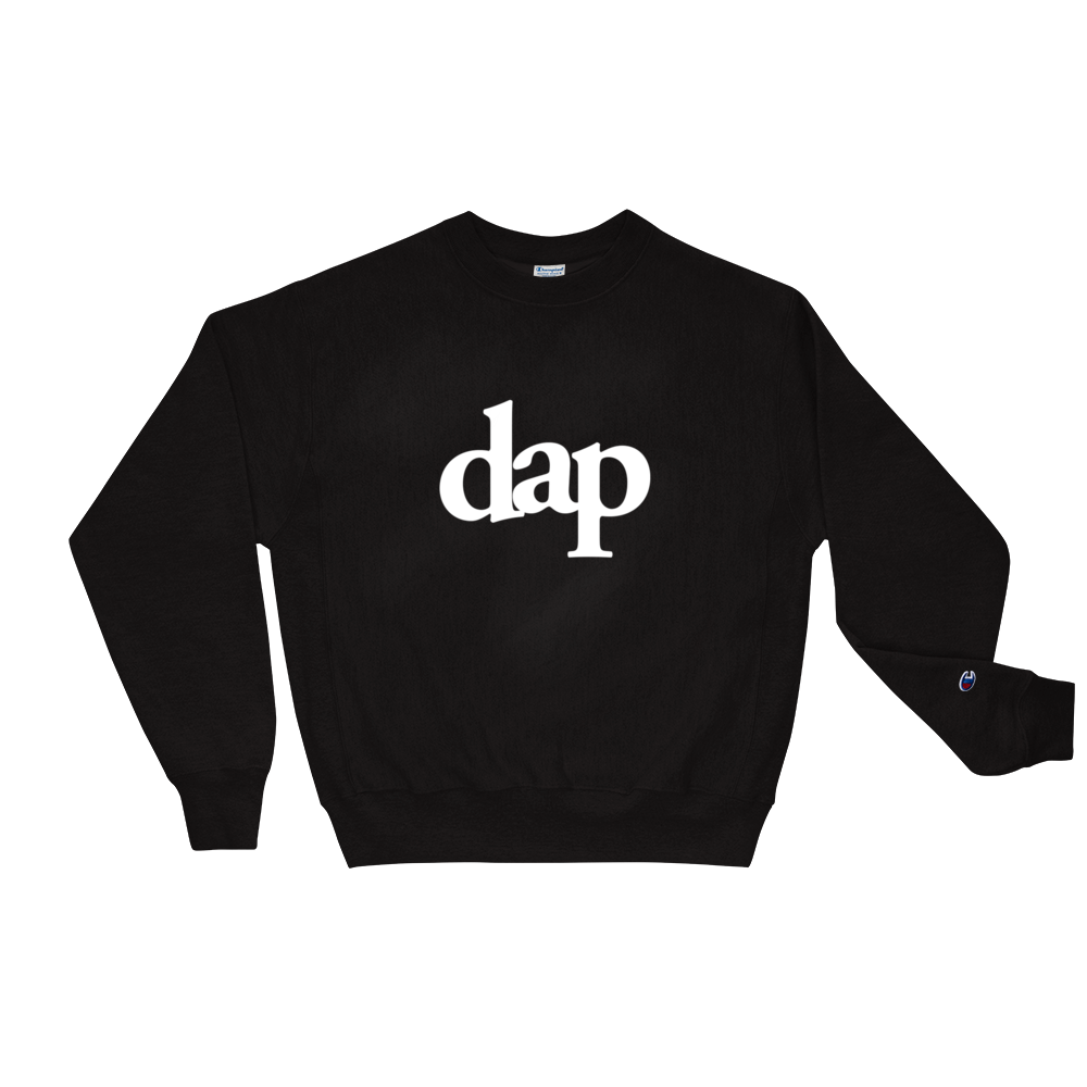 dap x champion sweatshirt (black)