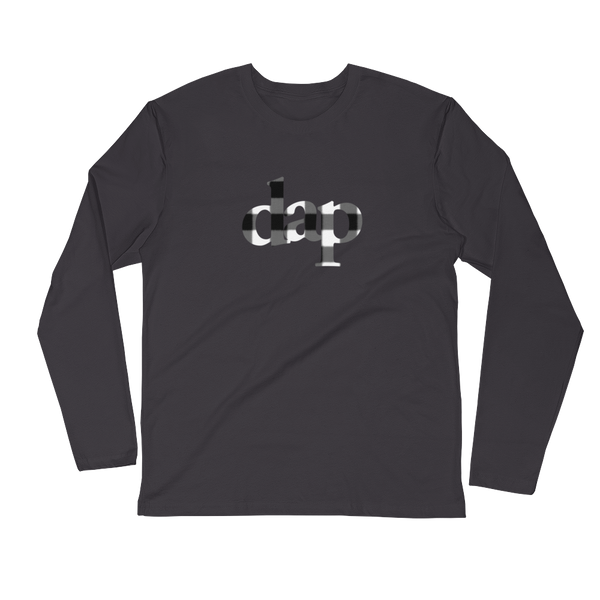 dapflan long sleeve (white/heavy metal)