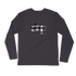 dapflan long sleeve (white/heavy metal)