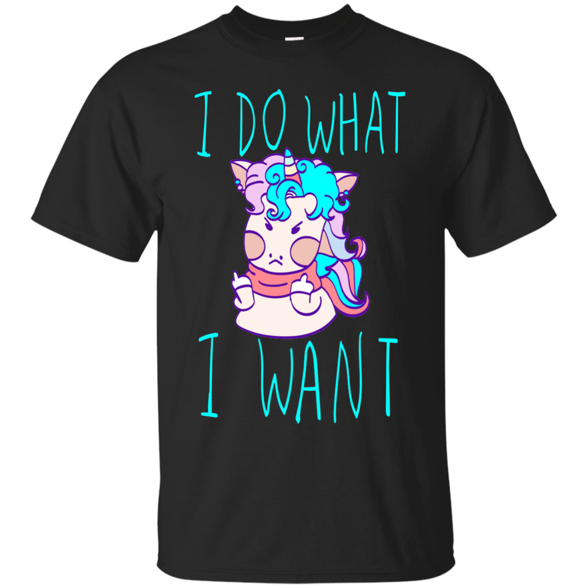 I Do What I Want Unicorn T-shirt 