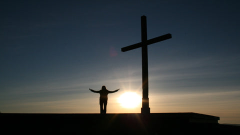 abiding in faith - woman at the cross -  ingodsservice.store