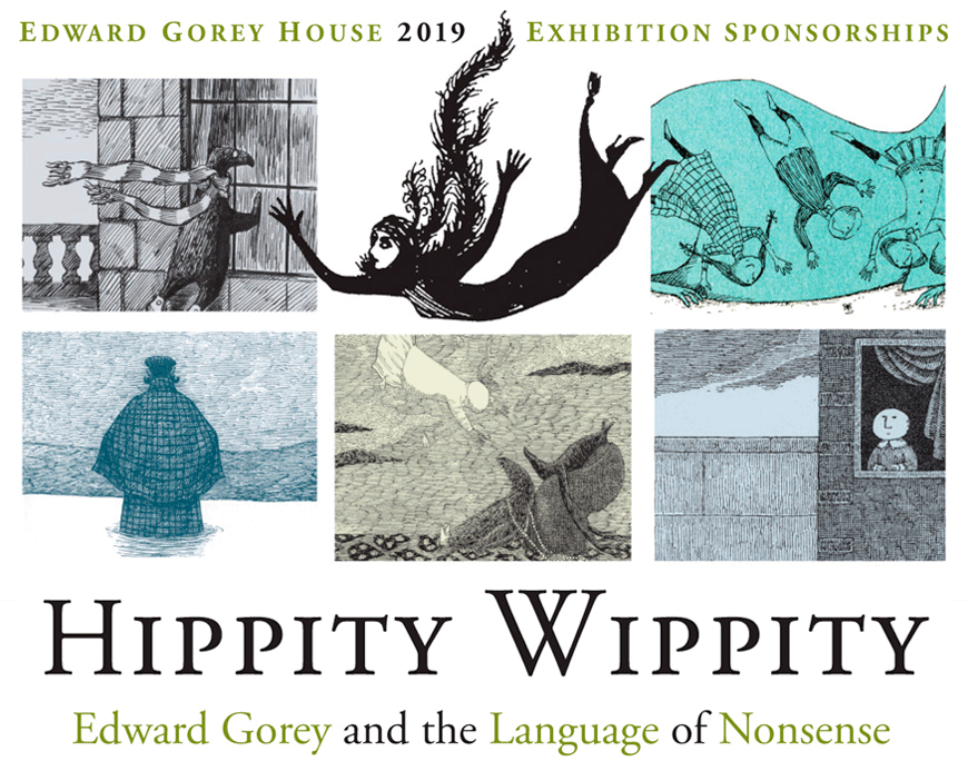 Sponsoring der Edward Gorey-Ausstellung 2019