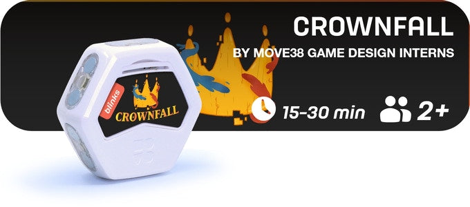 Crownfall is a 15-30 minute game for 2 players