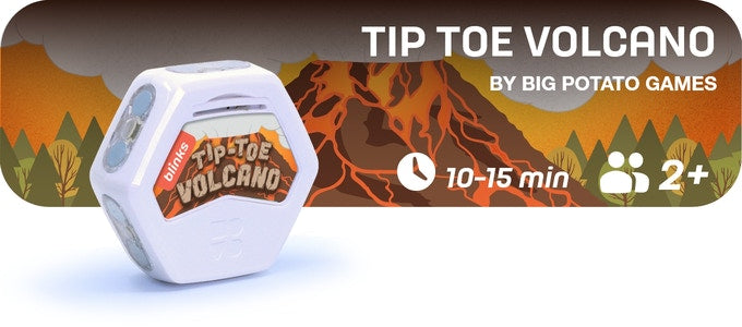 Tip-Toe Volcano a 15-30 minute game for 2 or more players