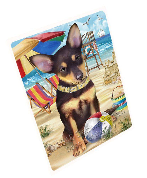 Pet Friendly Beach Australian Kelpie Dog Magnet Mini 3 5 X 2