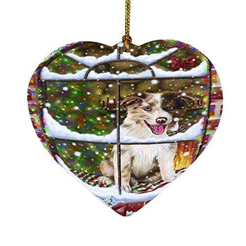 dog christmas border