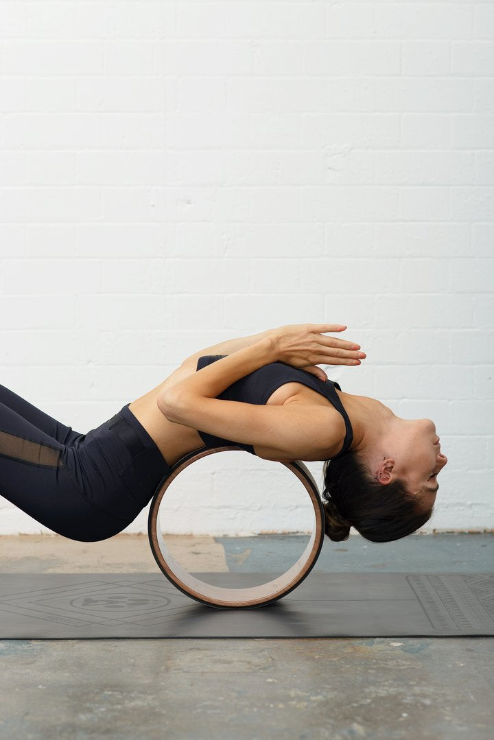 yoga wheel for lower back pain