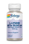 Solaray: L Lysine Beta Glucan 1000 mg