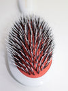 Thompson Alchemists: Classic Signature Paddle Hair Brush PETITE MIX Bristle (WHITE) 8.25"x2.5"