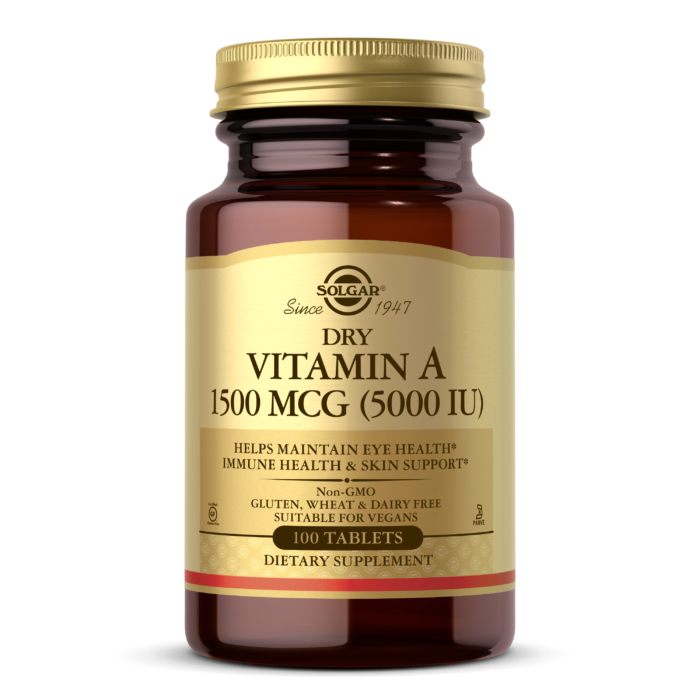 Solgar Vitamin A 1500 MG 100 Count (Dry)