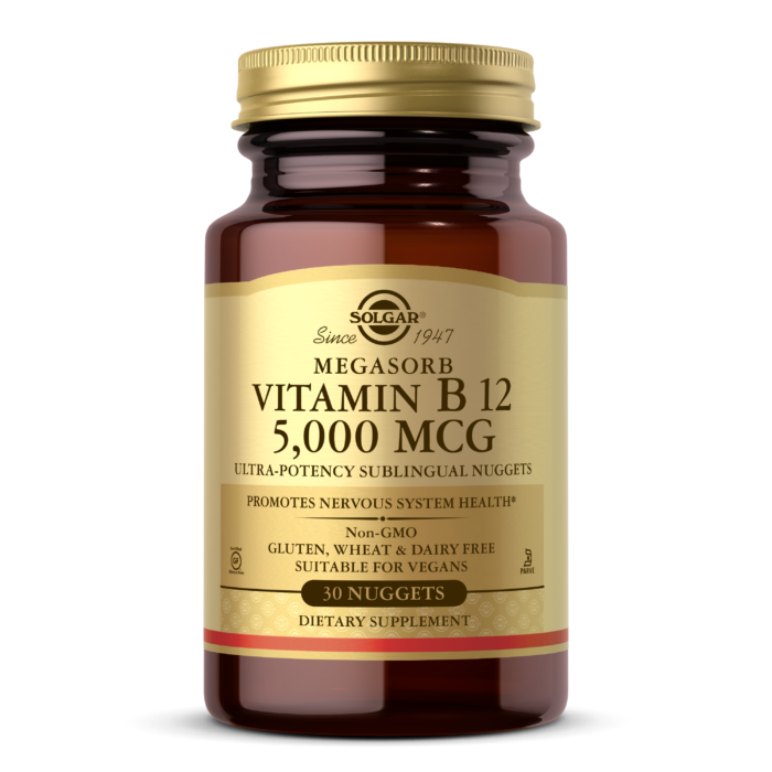 Solgar Vitamin B12 5000 MCG 30 Count