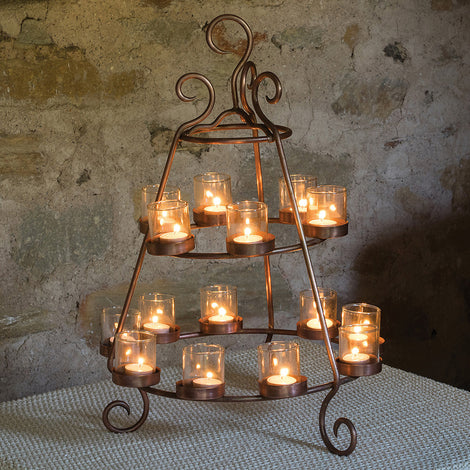 tiered candle stand