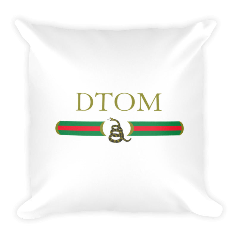Don't Tread On Me Mock Gucci Dry Fire Pillow Case – Armed In Style