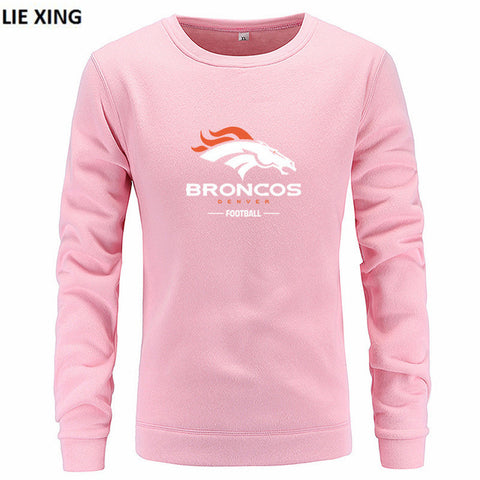 pink broncos hoodie