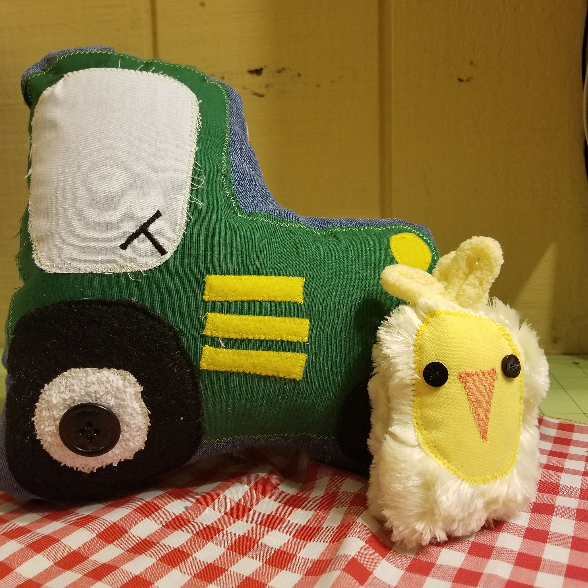 Tractor Pillow