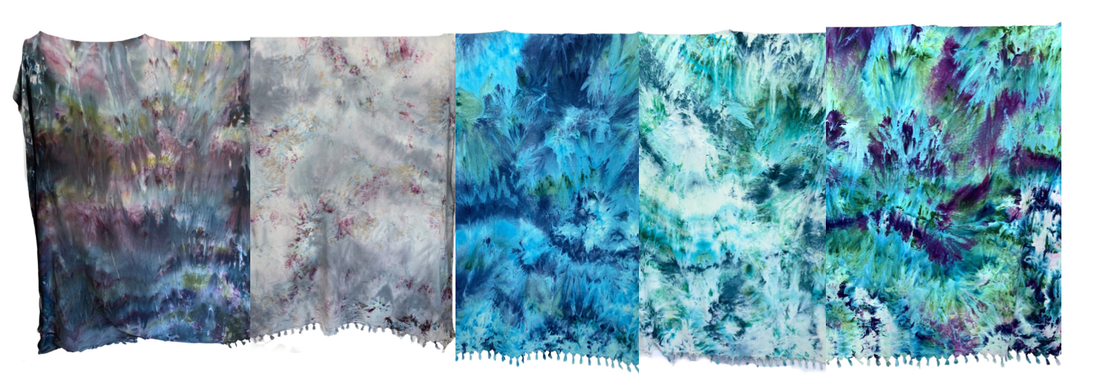 hand dyed cotton oversized blankets by dyetology