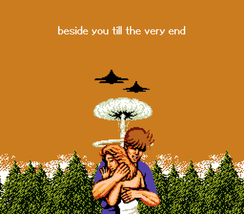 8 Bit Stories Beside You Til The Very End Pixel Art 