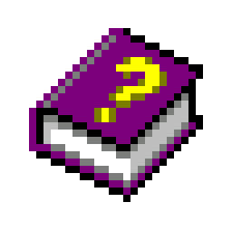 The Signs as Windows 95 Icons - Help Book Icon - Aquarius