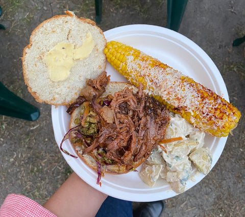 Campfire dinner on Burraduc staff trip