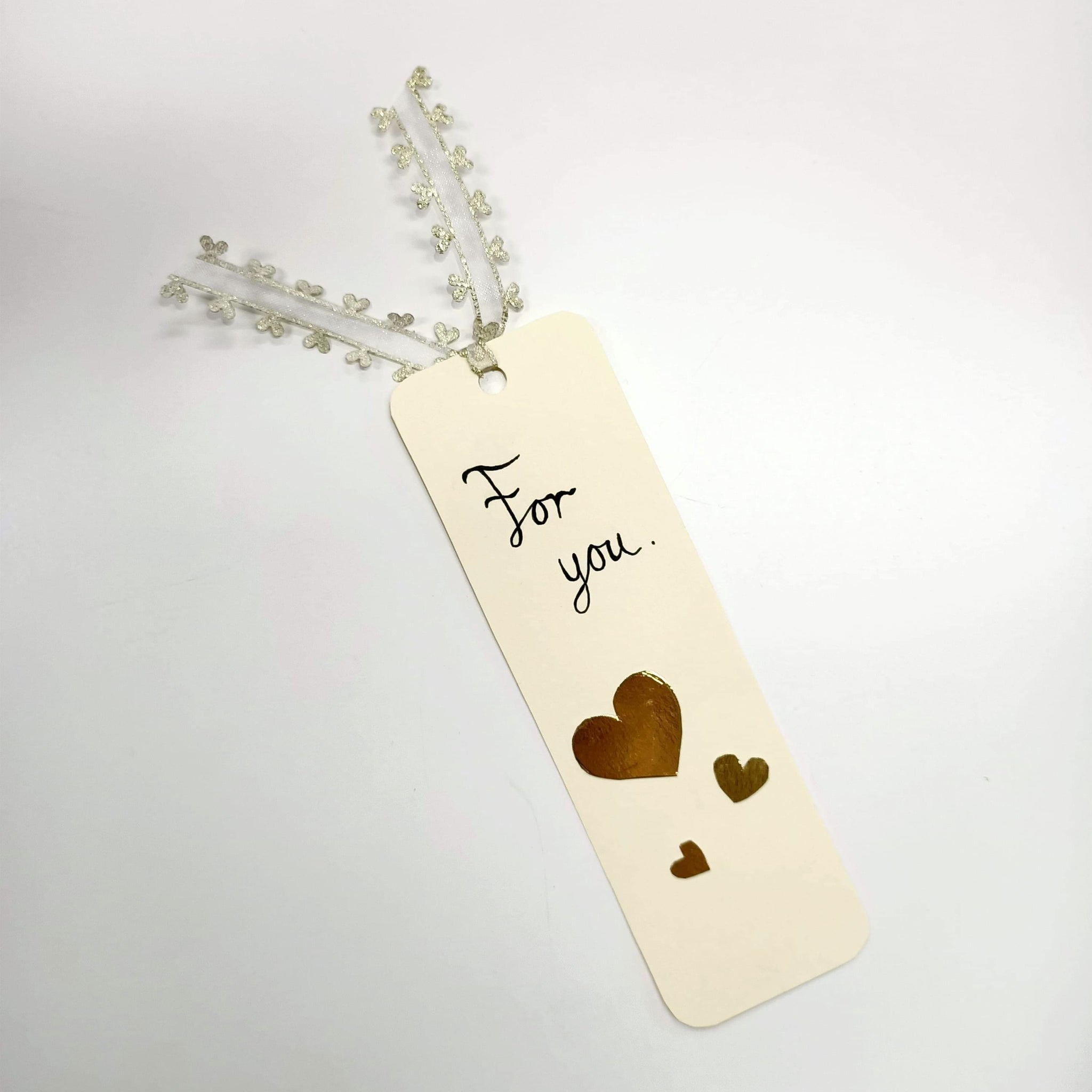 Valentines Day Bookmark Craft Ribbon