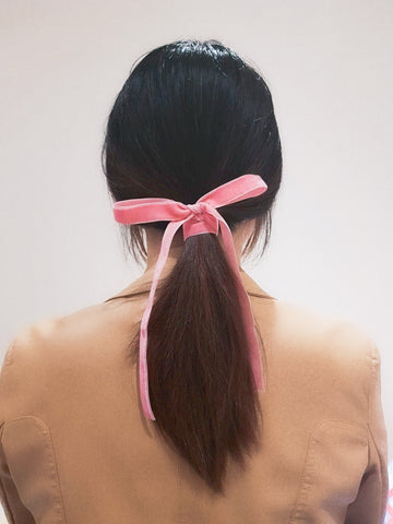 Classic Ribbon on Ponytail