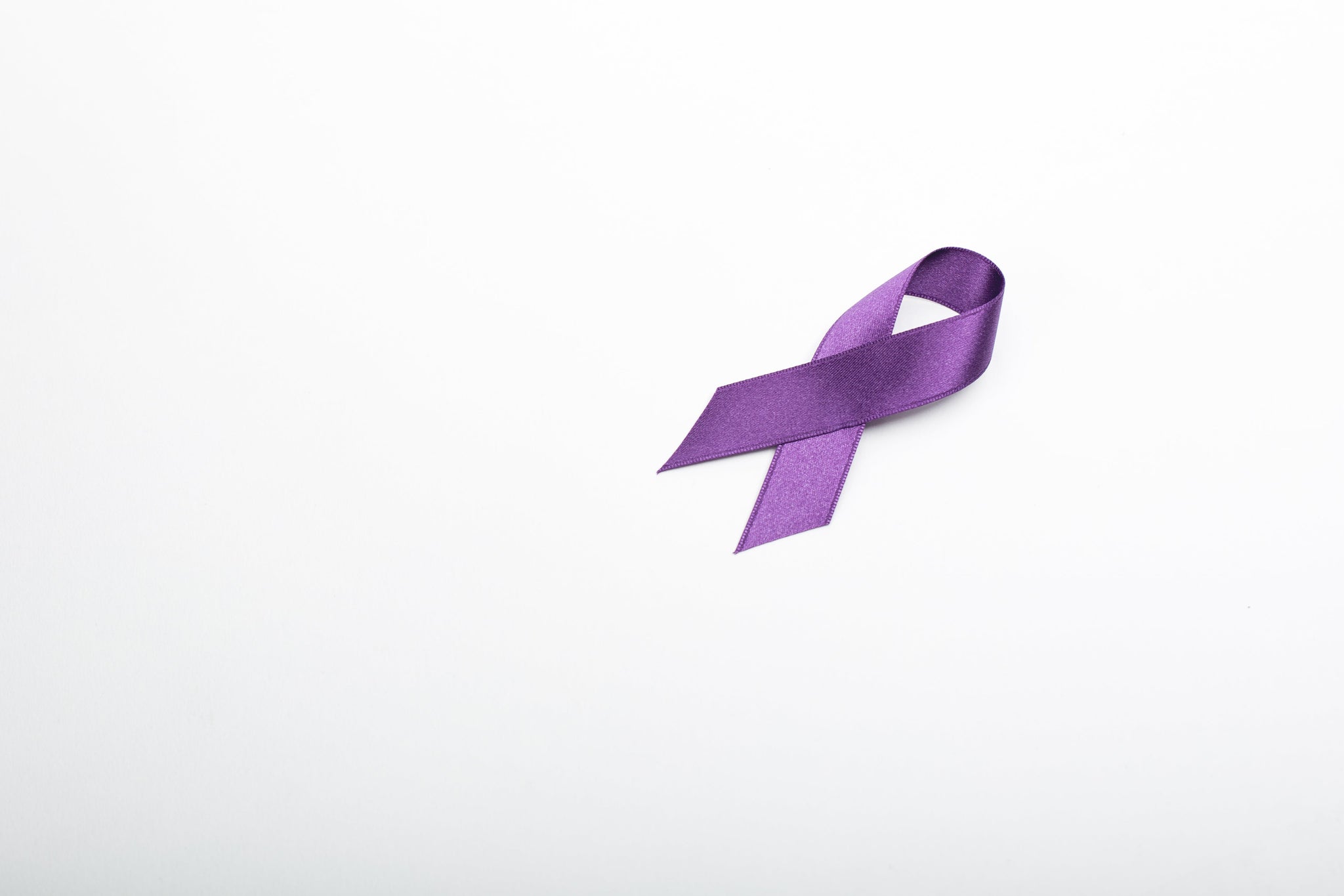 purple international womens day ribbon