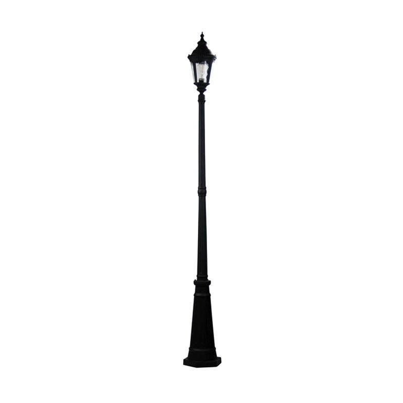 Bristol Traditional Post List in Black Oriel Lighting - The Lighting Outlet