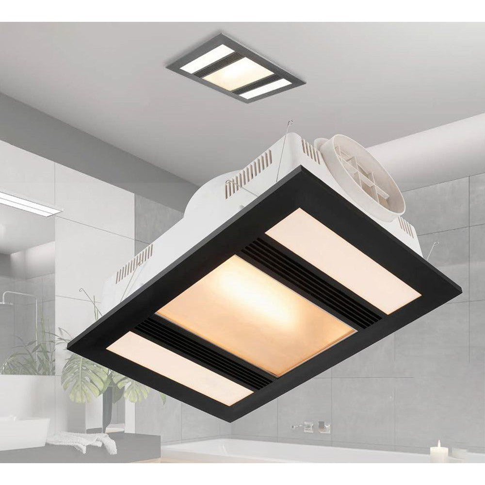 slimline bathroom heat lamp