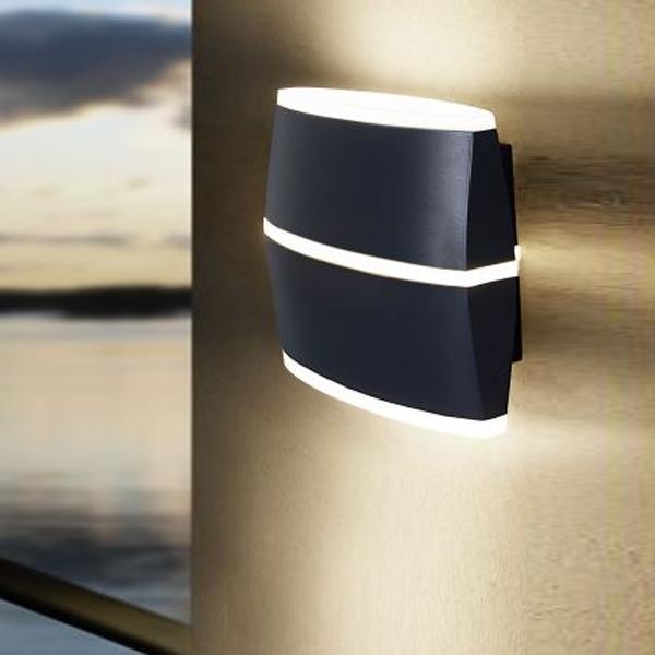 Perafita LED Indoor Wall Light 2Lt in White or Black