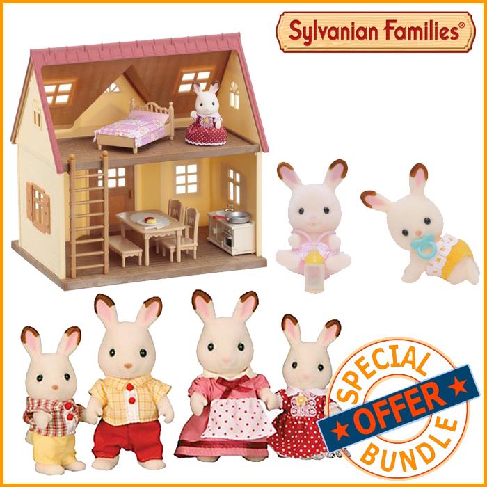 sylvanian families rabbit house