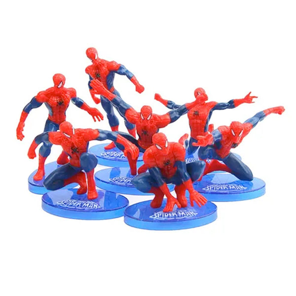 Spiderman Topper Set - 7 piece set - somethingforcake