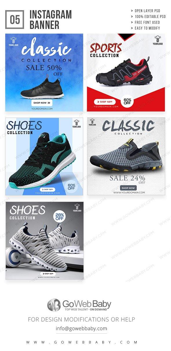 Instagram ad banners - Classic sport 