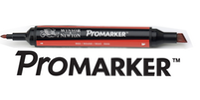 marcadores de logotipo ProMARKER com milbby