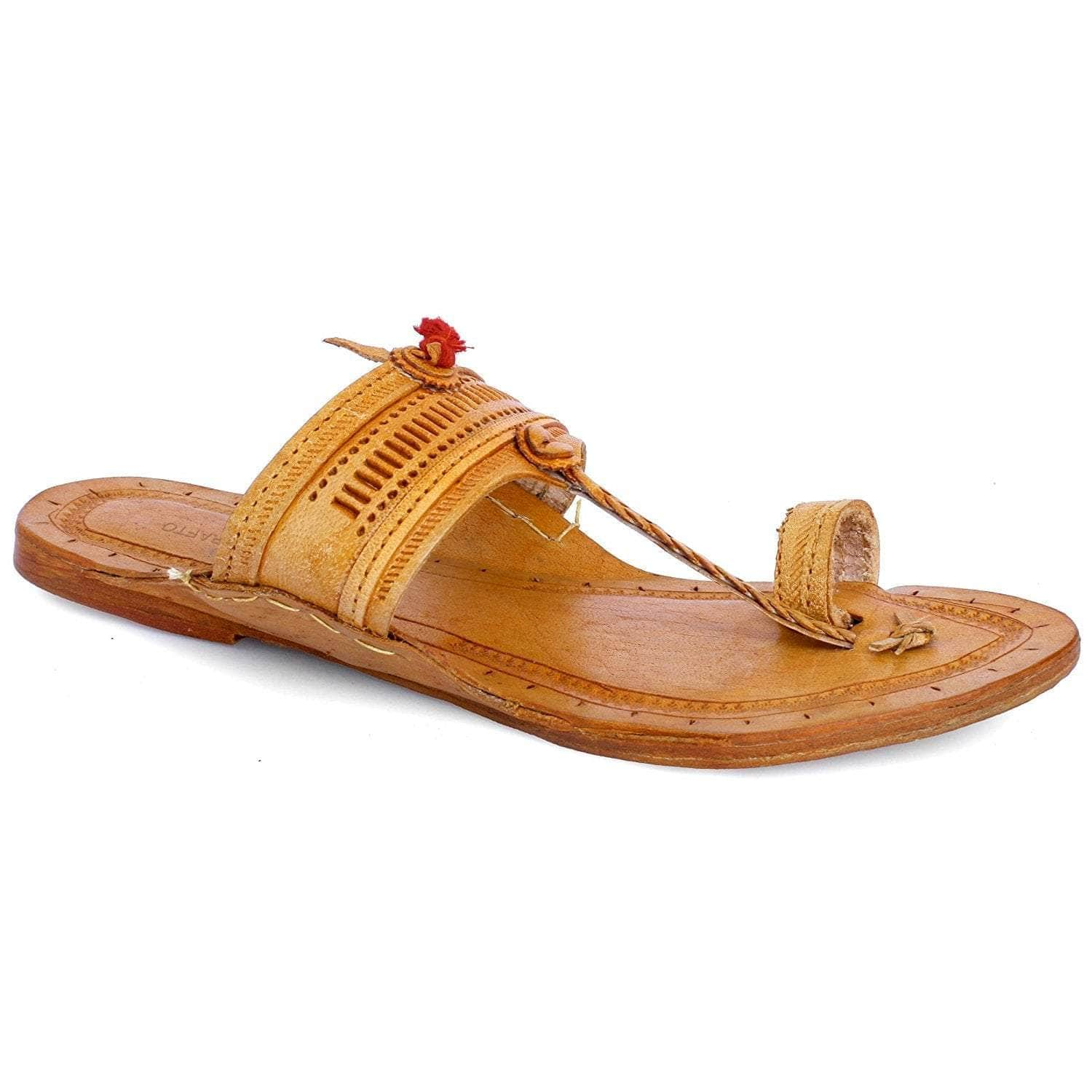 kolhapuri chappal leather