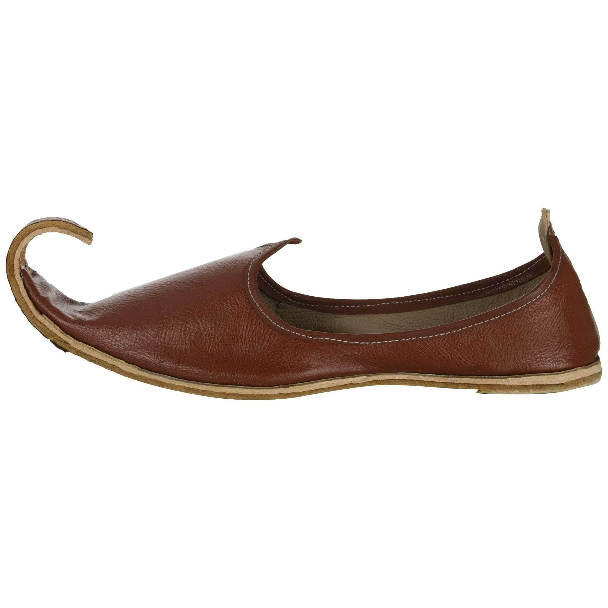 Buy Brown Leather Men's Punjabi Khussa 