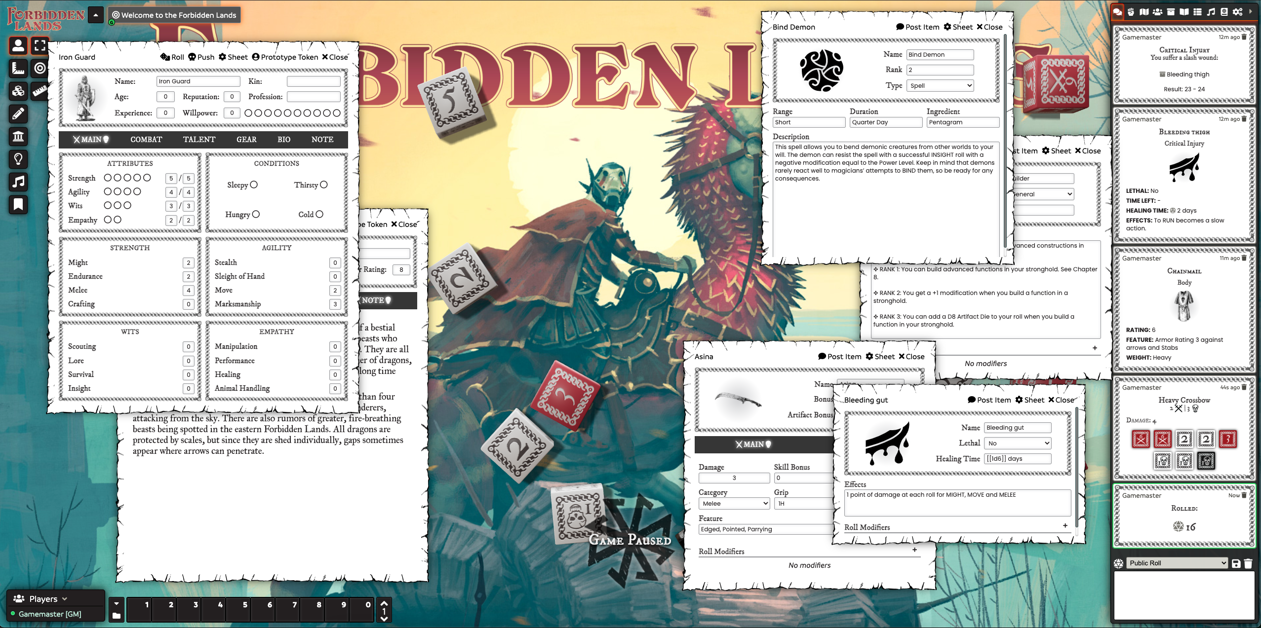 Forbidden Lands Core Game - Free League Publishing, Forbidden Lands